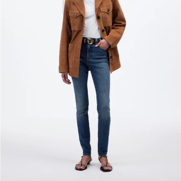 Madewell 10” High-Rise Skinny Jeans | Medium Wash | Size 29 (29x27.5) - Picture 9 of 16